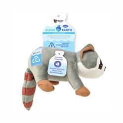 SPUNKY PUP CLEAN EARTH PLUSH RACCOON