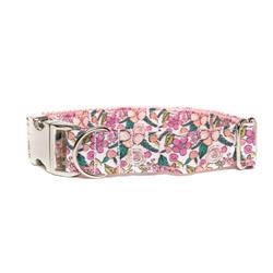 PINK FLORAL - DOG COLLAR
