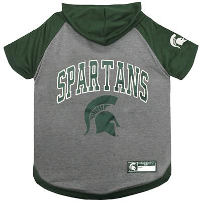 Michigan State Hoodie Tee - by Pet First