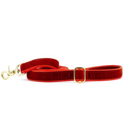 Rust Velvet Essential Collars with Optional Leash (1" Only)