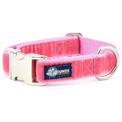 Rose Velvet Essential Collars with Optional Leash
