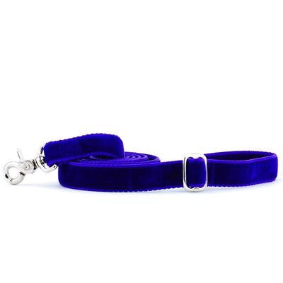 Purple Velvet Essential Collars with Optional Leash