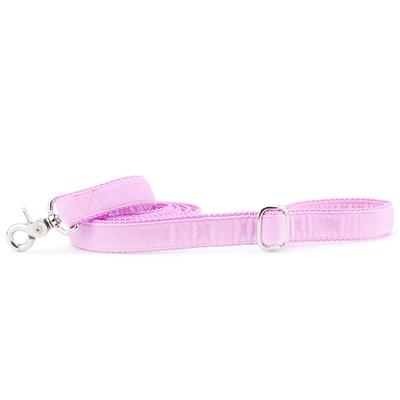 Light Pink Velvet Essential Collars with Optional Leash
