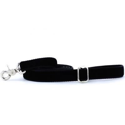 Black Velvet Essential Collars with Optional Leash