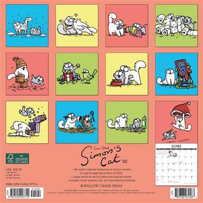 Simon's Cat 2023 Wall Calendar