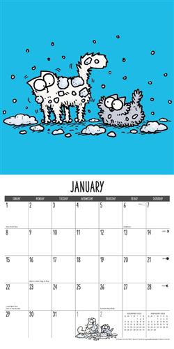 Simon's Cat 2023 Wall Calendar