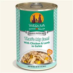Weruva Dog That's My Jam! with Chicken & Lamb in Gelée 14oz. Case Of 12