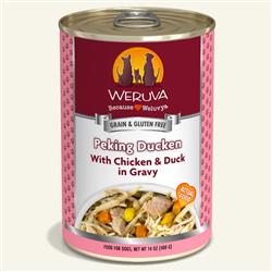 Weruva Dog Peking Ducken with Chicken & Duck in Gravy 14oz. Case Of 12