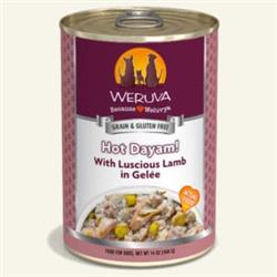 Weruva Dog Hot Dayam! with Luscious Lamb in Gelée 14oz. Case Of 12