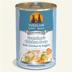 Weruva Dog Grandma’s Chicken Soup with Chicken & Veggies 14oz. Case Of 12