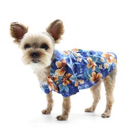 Tropical Floral Shirt Blue