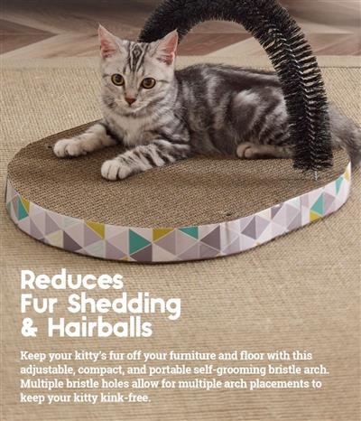 The Petstages Scratch & Groom Self-Grooming Scratcher