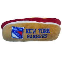 NHL New York Rangers Hot Dog Toy - By Pets First