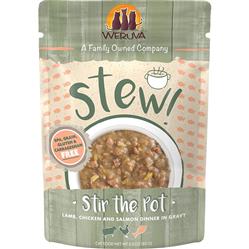 Weruva Cat Stew! Stir The Pot Lamb, Chicken and Salmon 3oz. Pouch (Case Of 12)