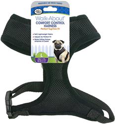 Four Paws Comfort Control Dog Harness Black Large