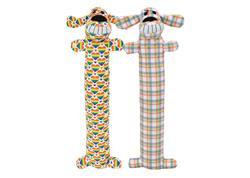 Multipet Rainbow Loofa Dog Plush Dog Toy 12”