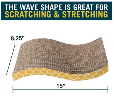 Our Pets® The Wave Curved Cat Scratcher