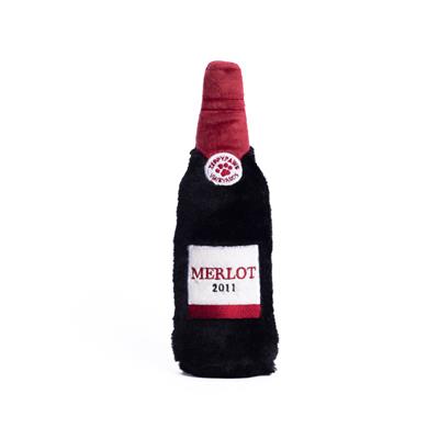 Zippypaws Happy Hour Crusherz Dog Toy Red Wine 1Ea-Md