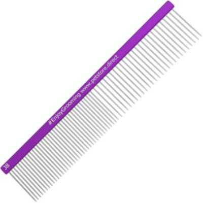 7.5" 50/50 Purple Grayhound Comb by PetStore.Direct