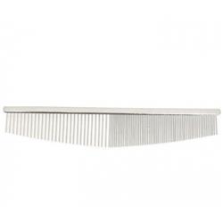 7.5″ Stainless Steel 50/50 Half-Moon Comb by PetStore.Direct