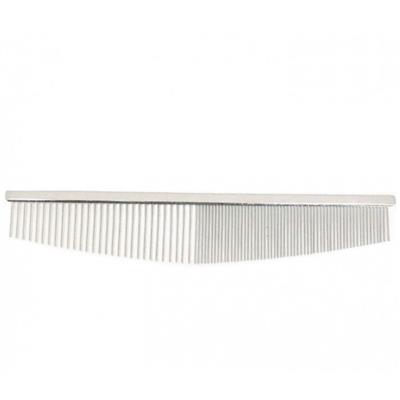 7.5″ Stainless Steel 50/50 Half-Moon Comb by PetStore.Direct