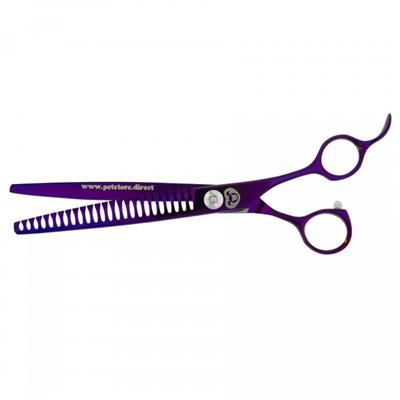 7.5″ 24T Purple Straight Chunker Shears by PetStore.Direct