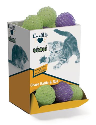 Our Pets® Chase, Rattle & Roll Bulk Bin 24 Piece Counter Display