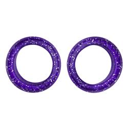 Pack of 2 Premium Inserts in Purple Sparkles by PetStore.Direct