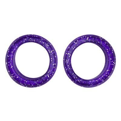 Pack of 2 Premium Inserts in Purple Sparkles by PetStore.Direct