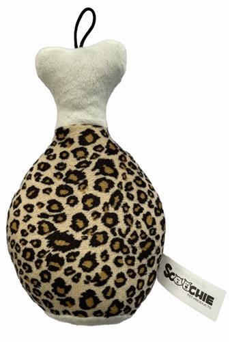 7 Inch Pebbles Plush Drumstick Dog Toy