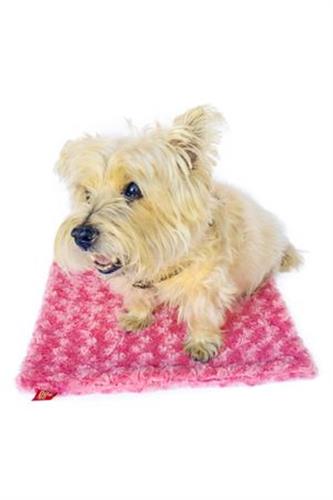 Carrier Square Blanket, Coral Rosebud