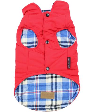 Plaid Reversible Jacket - Red