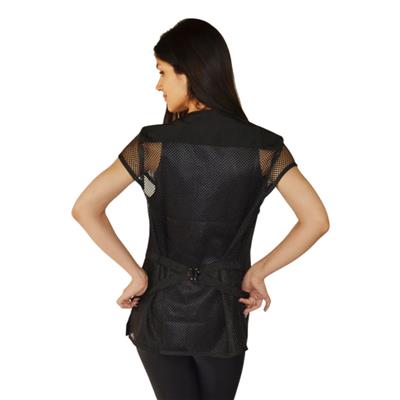 Mesh Back Black Grooming Jacket by Ladybird Line