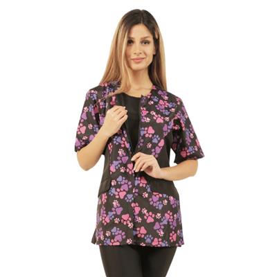 Pink & Purple Pawprint Bathing Jacket by Ladybird Line