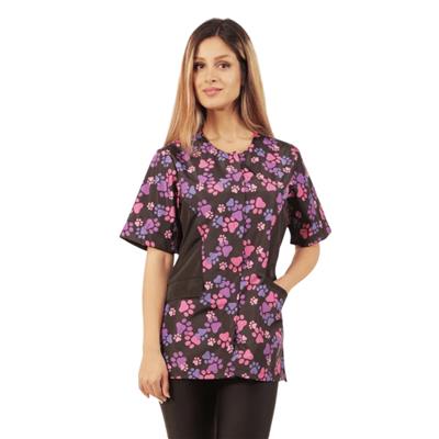 Pink & Purple Pawprint Bathing Jacket by Ladybird Line