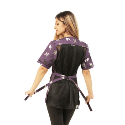 Poodle Print Waterproof Dog Bathing Jacket by Ladybird Line