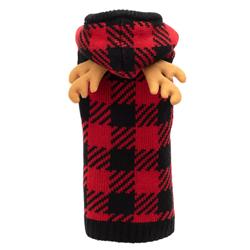 Red/Black Buffalo Moose Hoodie