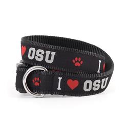 Ohio State I Heart OSU Dog Collar