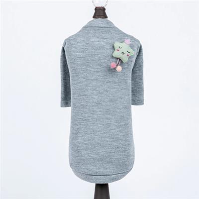 Twinkle Dog Tee: Grey