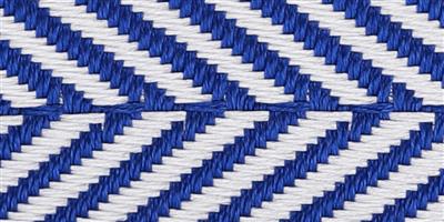 Fourth of July Herringbone Dog Collar - Red White & Blue