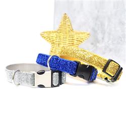 Fourth of July Sparkly Glitter Dog Collar