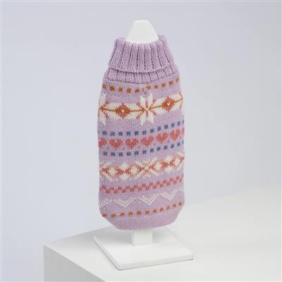Lavender Sunrise Alpaca Dog Sweater