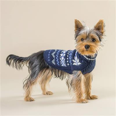 Winter Night Alpaca Dog Sweater