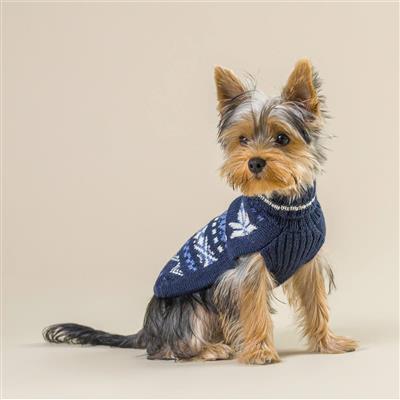 Winter Night Alpaca Dog Sweater