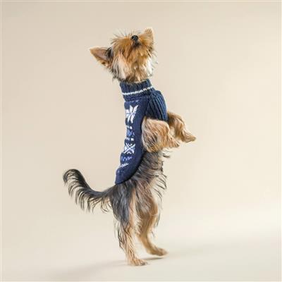 Winter Night Alpaca Dog Sweater