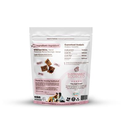 Healthybud's Single-Ingredient Cod Skin Cube Dog Treat 2.8oz
