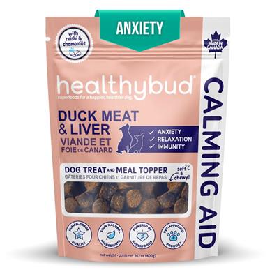 Healthybud's Functional Duck Calming Aid Dog Treats 4.6oz/14.1oz
