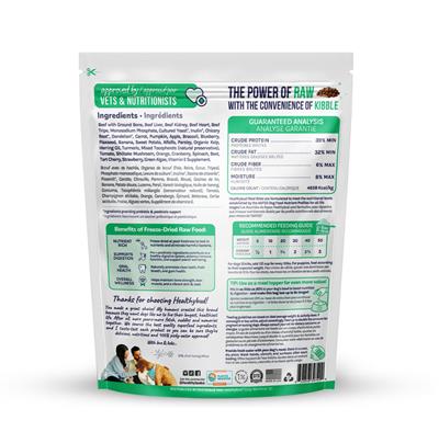 Healthybud's Freeze-Dried Beef Meal Bites for Dogs 14oz
