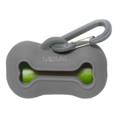 Messy Mutts Dog Wastebag Holder GRAY