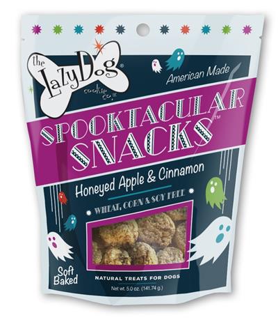 Spooktacular Snacks 5 oz Cinnamon Honey & Apple Treats by Lazy Dog